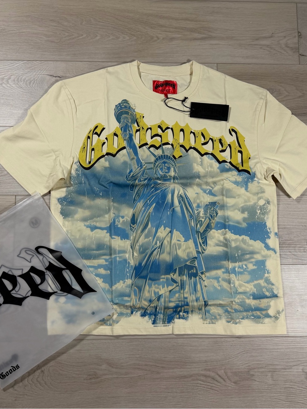 Godspeed Chrome Liberty T-Shirt tee medium